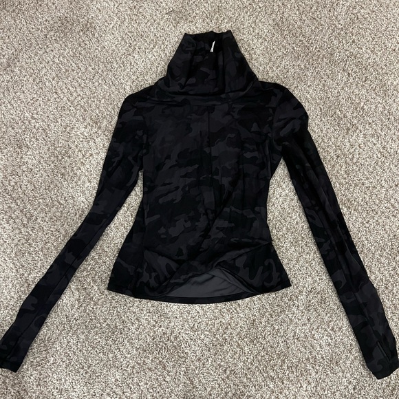lululemon athletica Tops - Black Lululemon Align Camo Highneck